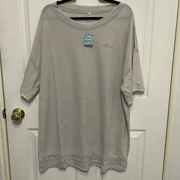 NWT Free PeopleCozy Cool Girl Lounge T-Shirt - Picture 5 of 10